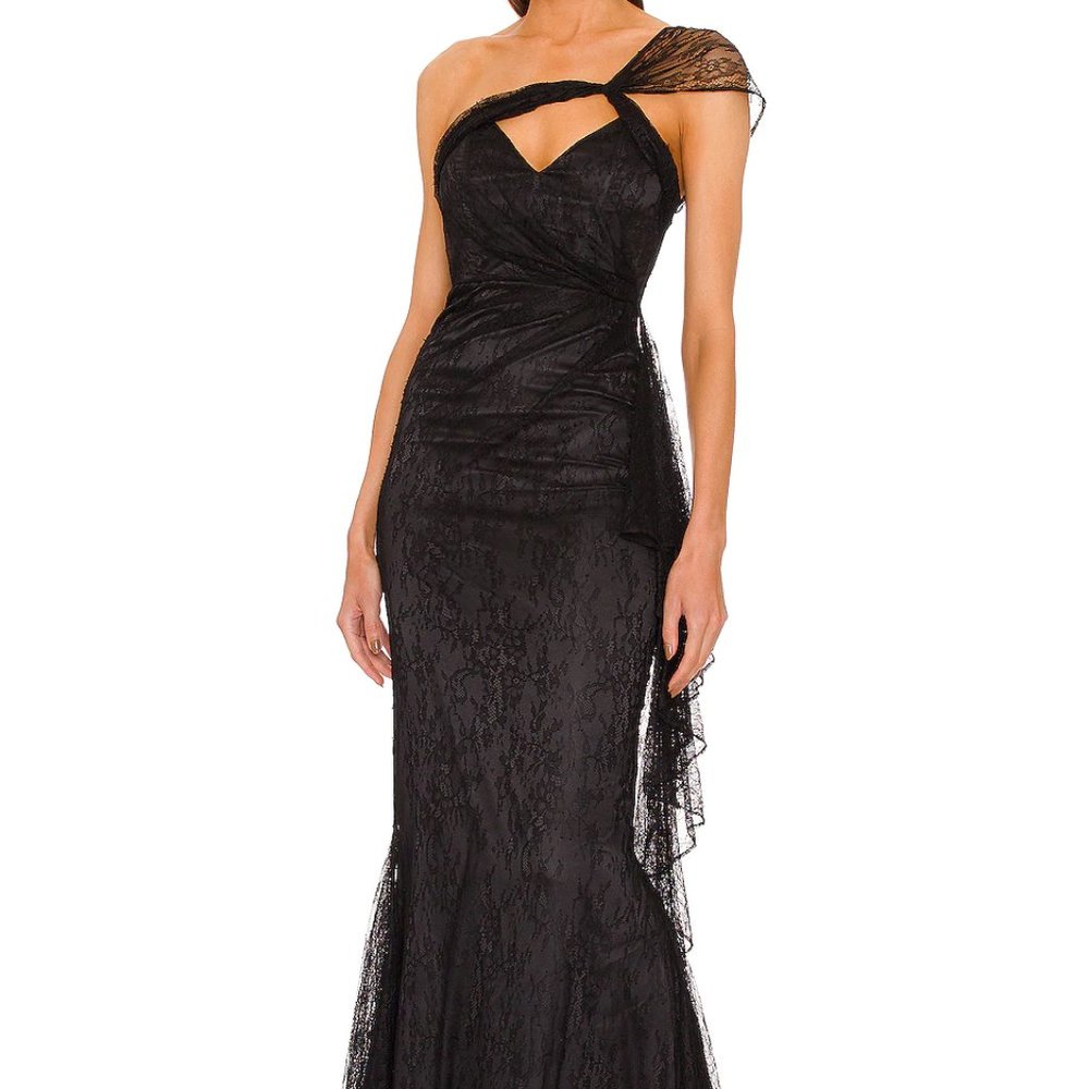 Michael Costello x REVOLVE Landon Gown in Black Small